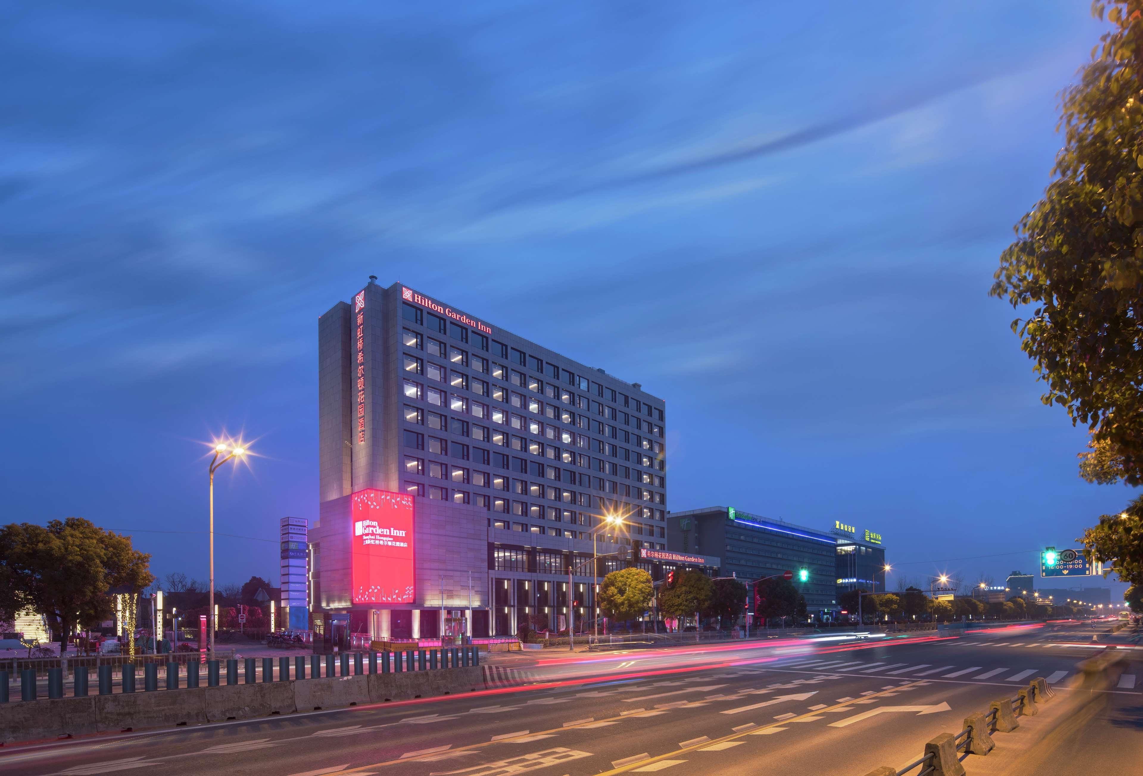 Hilton Garden Inn Shanghai Hongqiao Necc Exterior foto